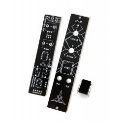 Front panel, PCB and programmed chip